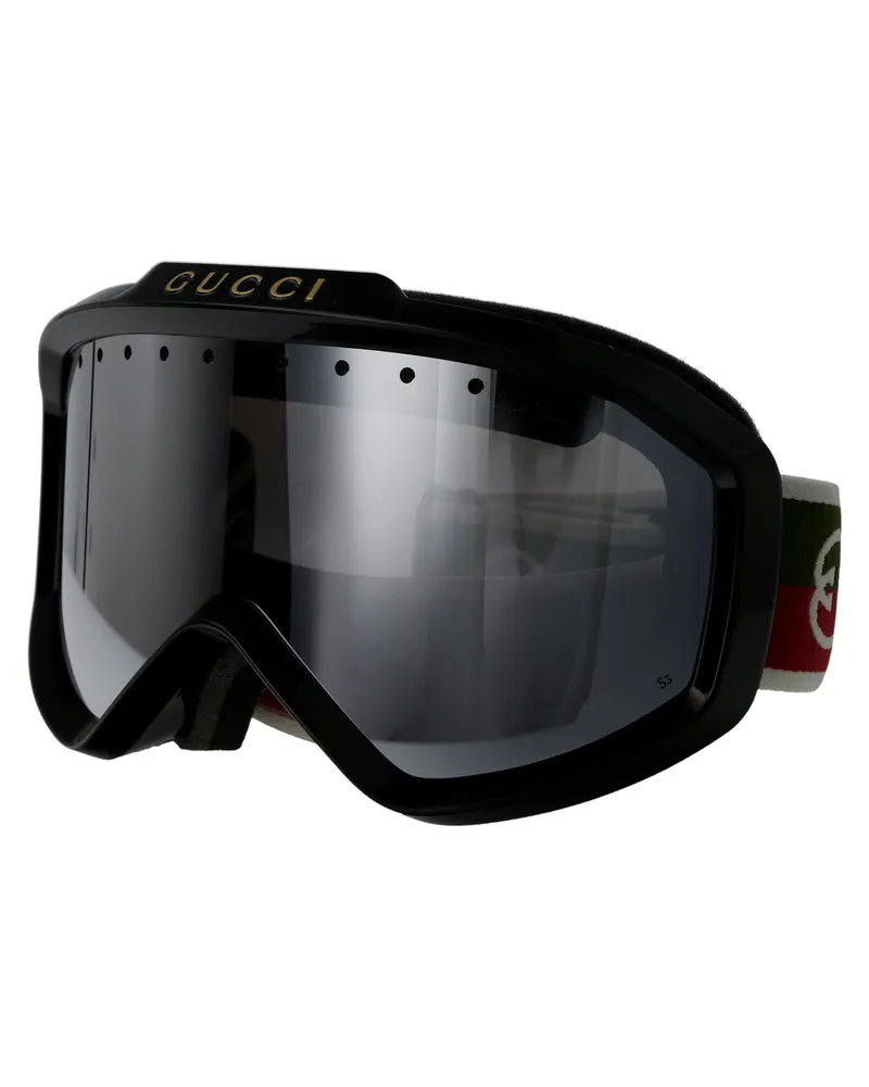 Gucci Unisex Sunglasses Gg1210s Black Injected Black