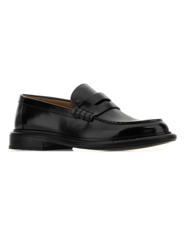 Givenchy Women's Black Leather Gent Loafers Mocassini Black