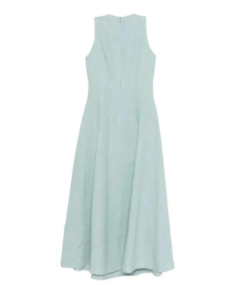 Eleventy Women's Sleeveless A-Line Dress Ss26 W Sage