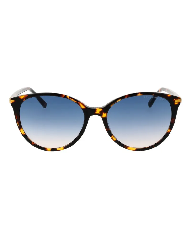 Tommy Hilfiger TO-1067469 Tortoiseshell Acetate Sunglasses — Brown Brown