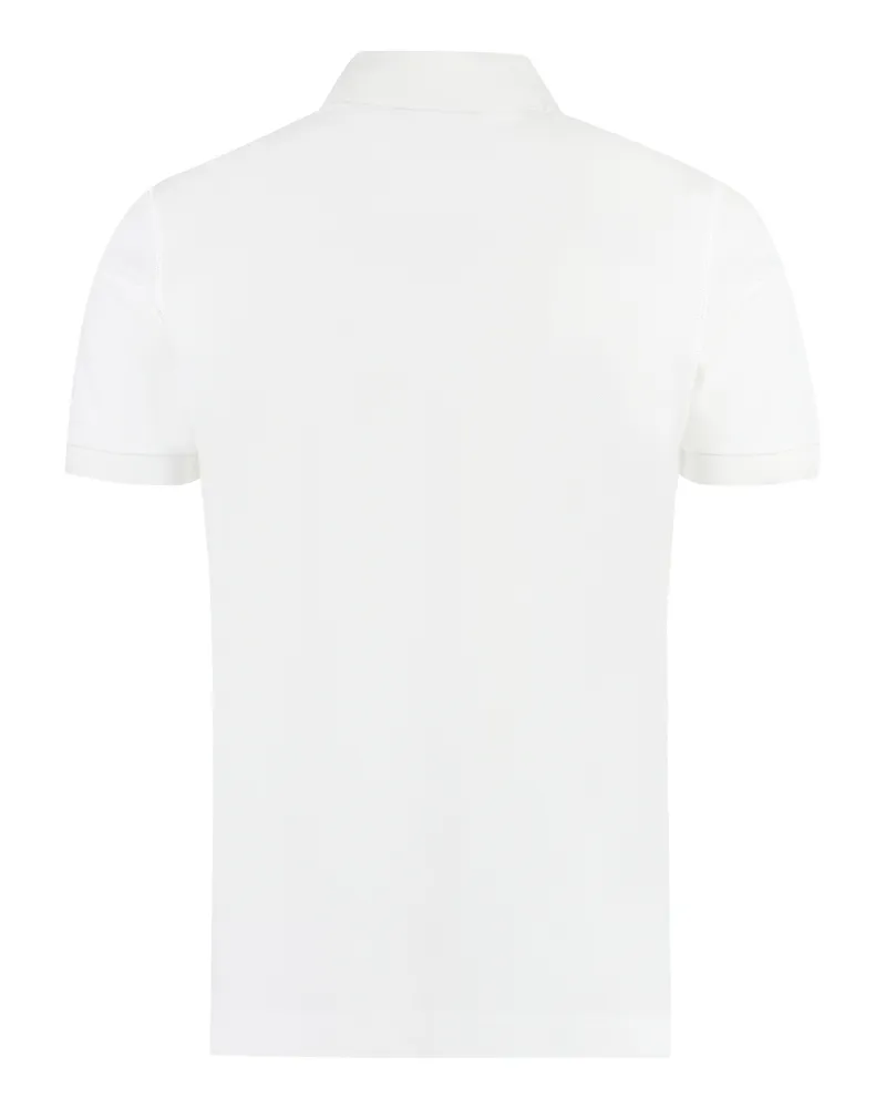 Dolce & Gabbana Men's Cotton-Piqué Polo Shirt White T-shirts And Polos White