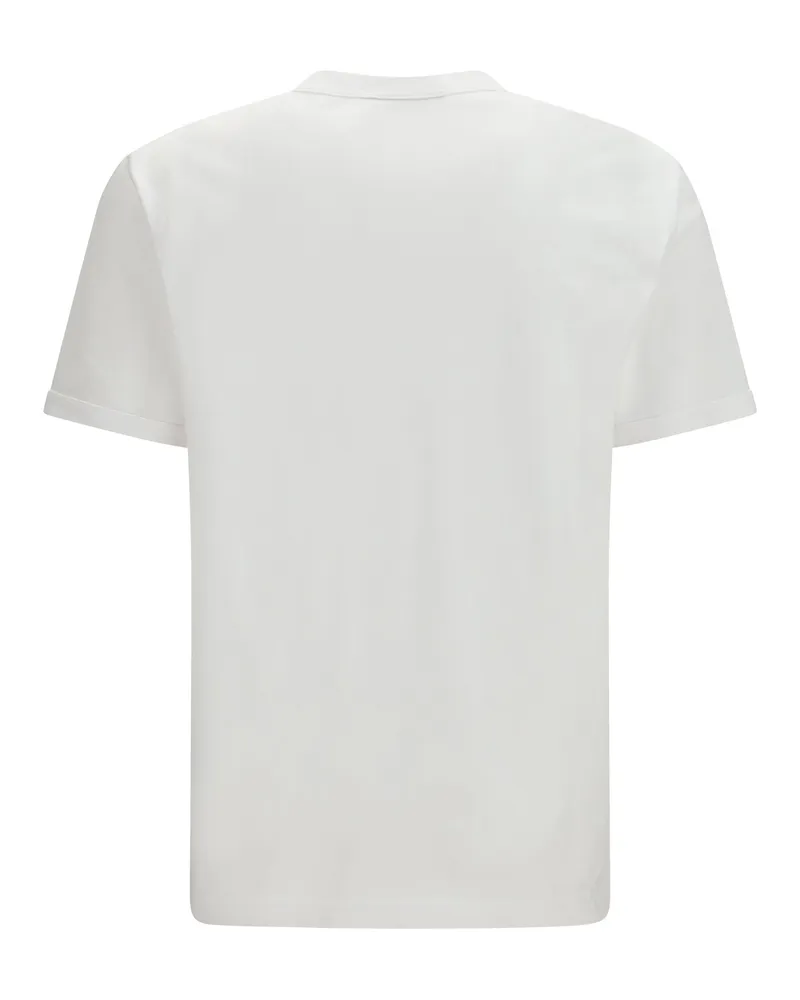 Dolce & Gabbana Cotton With Patch T-Shirt — White White