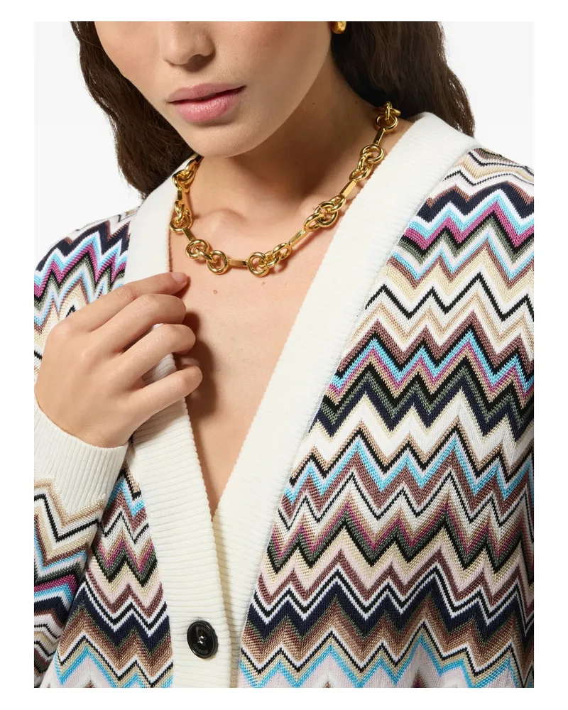 Missoni Smspl Cardigan — White White
