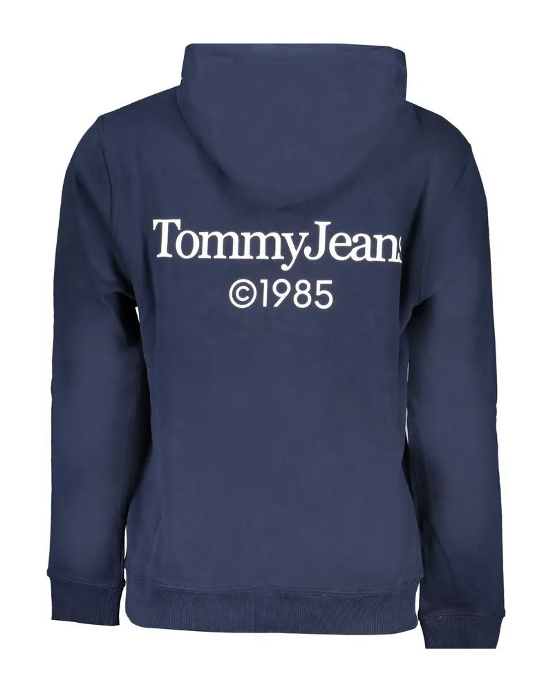 Tommy Hilfiger Logo-Embroidered Cotton Sweatshirt — Navy Navy
