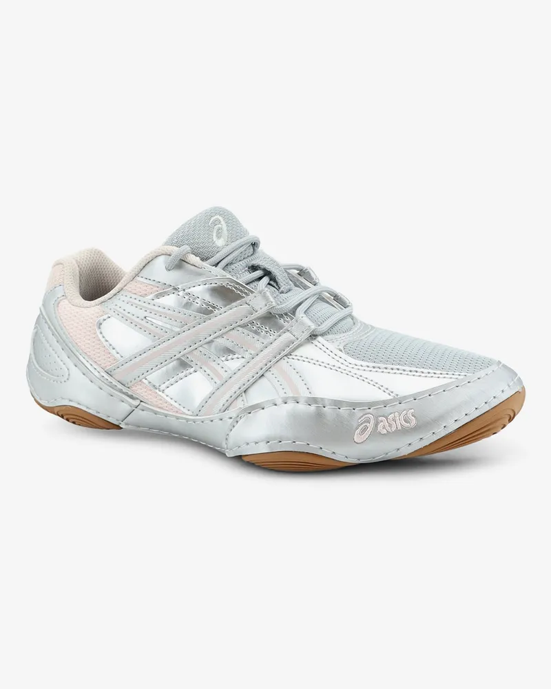 Asics Men's Sneakers Hypersync Grey Mesh-Leather Trainers Mesh/leather Gray