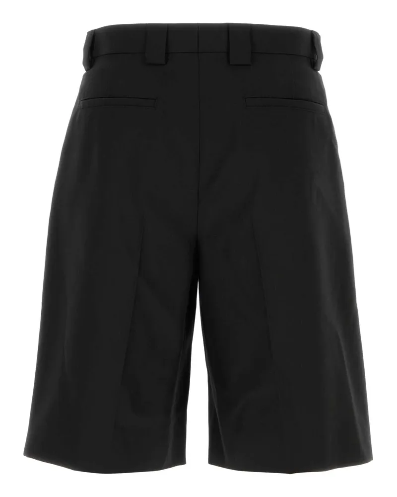 Gucci Men's Black Twill Bermuda Shorts Blackmix Exterior: Cotton Black