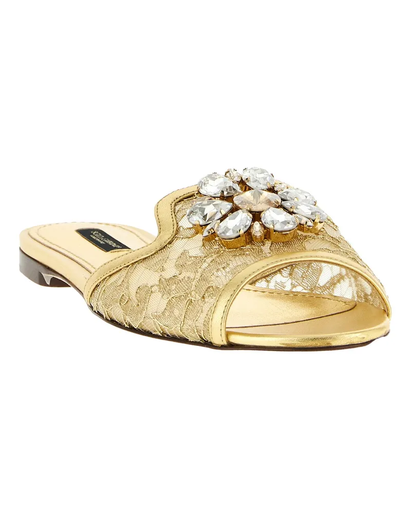 Dolce & Gabbana Taormina Sandal — Gold Gold