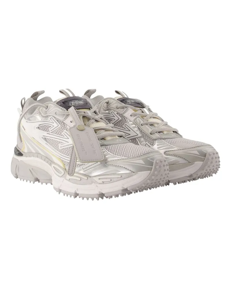 OFF-WHITE Be Right Back Sneakers — White Grey