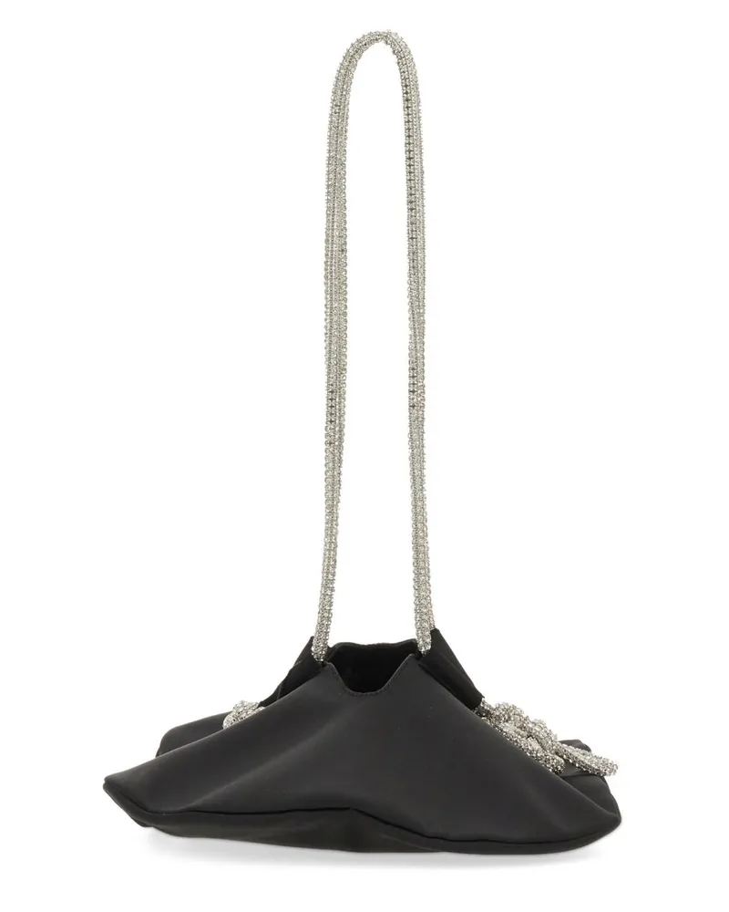KARA Women's Ufo Shoulder Bag Black Polyester Black
