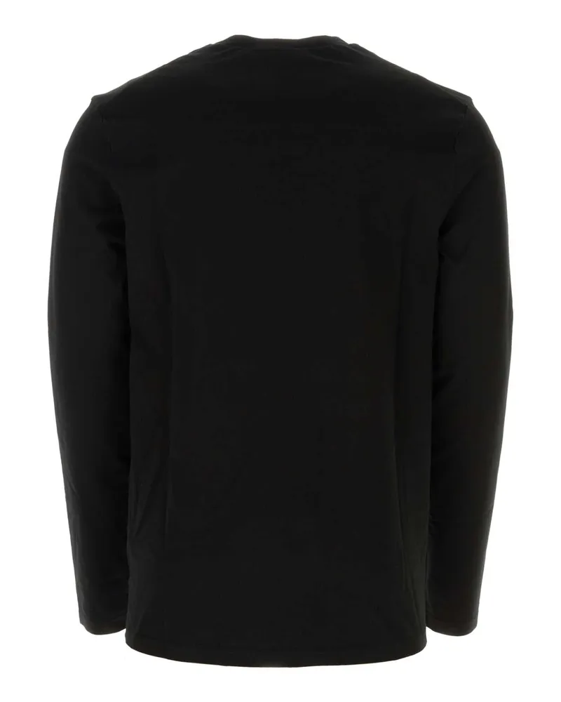 Jil Sander Men's Black Cotton T-Shirt 001 Exterior Black