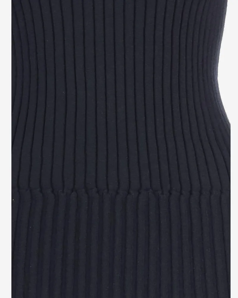 Bottega Veneta Women Sweater Cashmere And Silk Dark Navy Navy