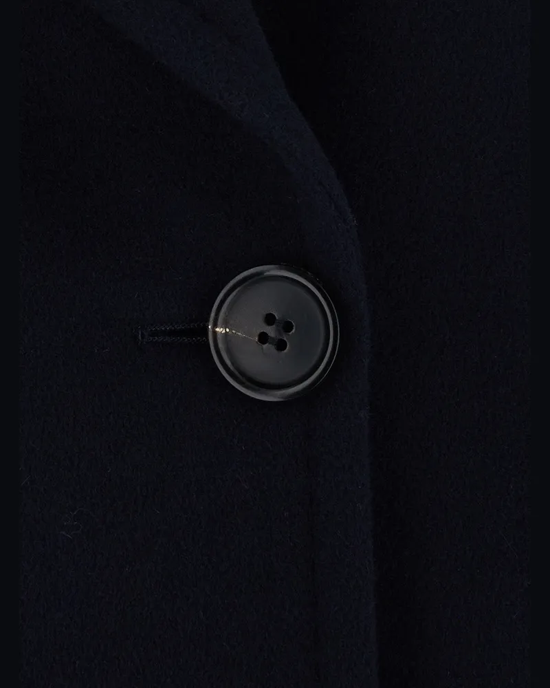 Max Mara Camilla Coat — Navy Navy