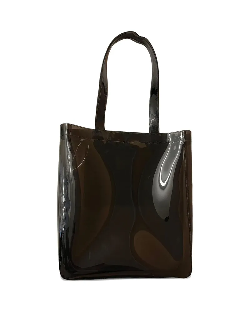 A.P.C. Transparent PVC Tote Bag — Gray Gray