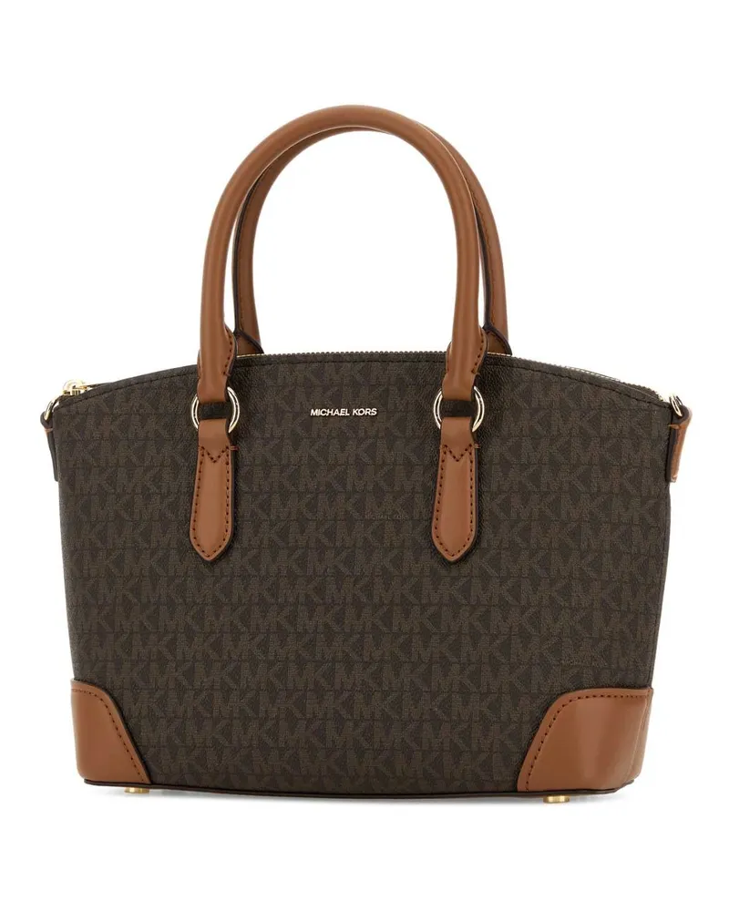 Michael Kors Women's Printed Canvas Murphy Handbag Brnacorn Borse A Mano Bag Brown