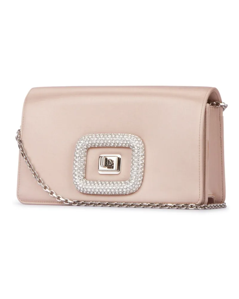 Roger Vivier Women's Clutch M014 Leather Beige