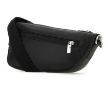 Nylon Crossbody Belt Bag — Black
