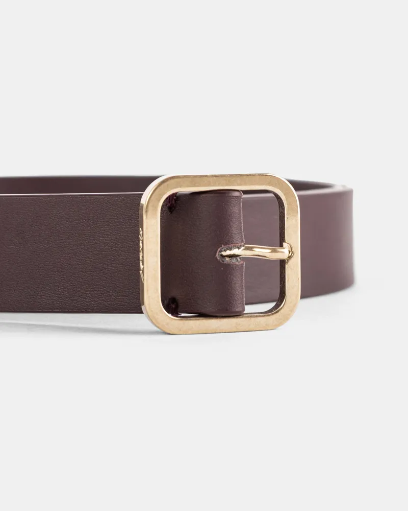 Marsèll Women's Ceinture Quadra Cioccovino Brown Belt Brown
