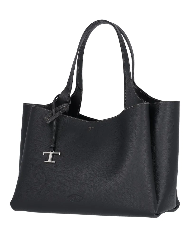 TOD'S Women's Bags Black Calf Leather Black