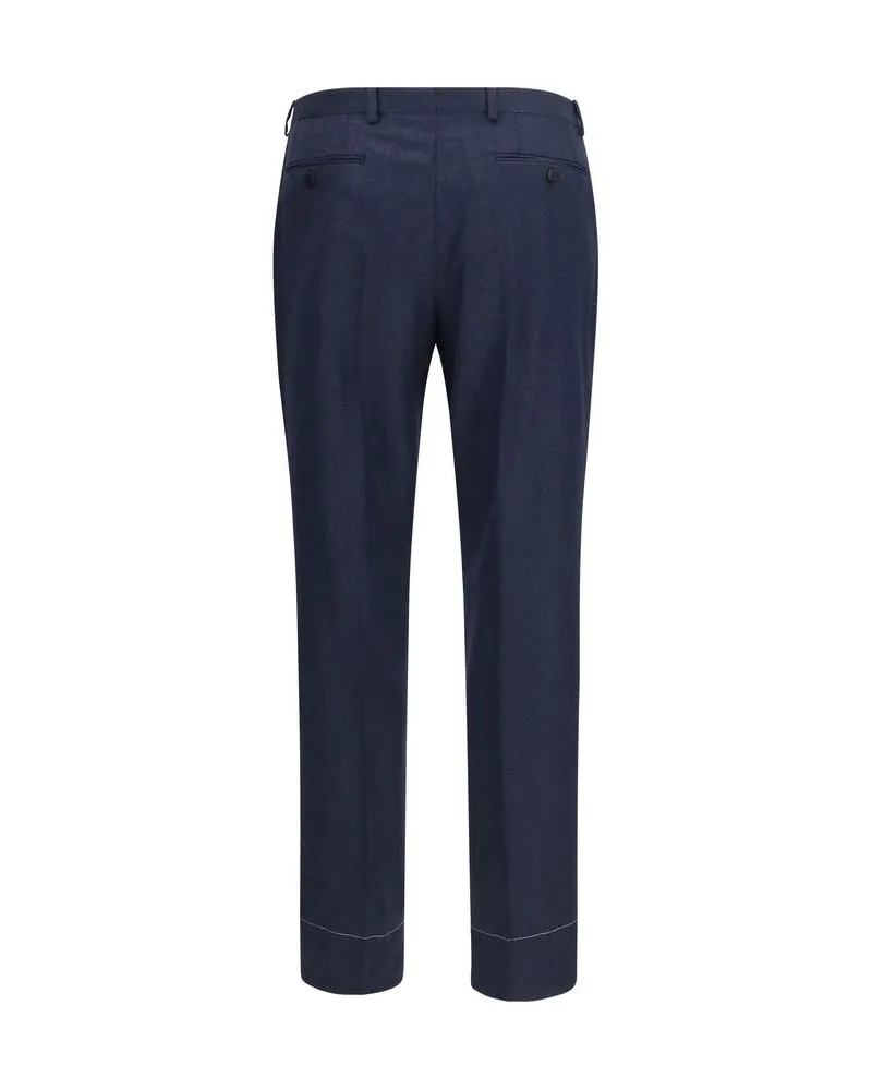 Brioni Elba Trousers — Blue Blue