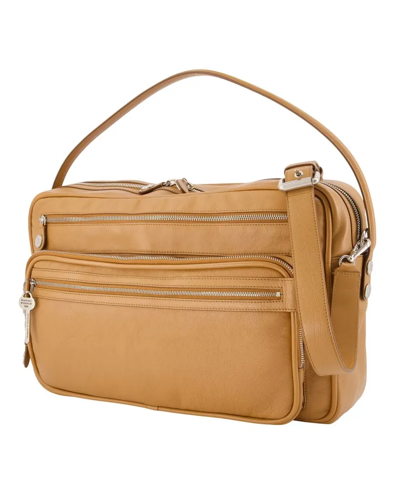 Acne Studios Camero Camera V Shoulder Bag — Brown Brown