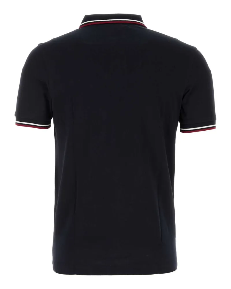 Fred Perry Twin Polo Shirt — Navy Navy