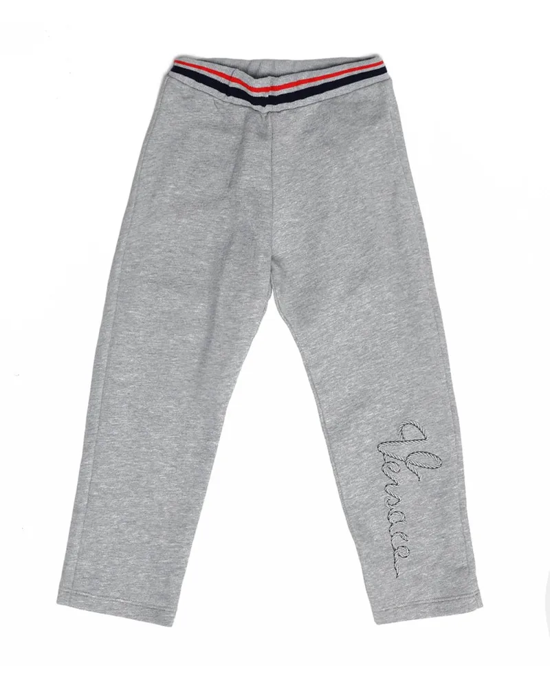 Versace Cotton Trousers — Gray Gray