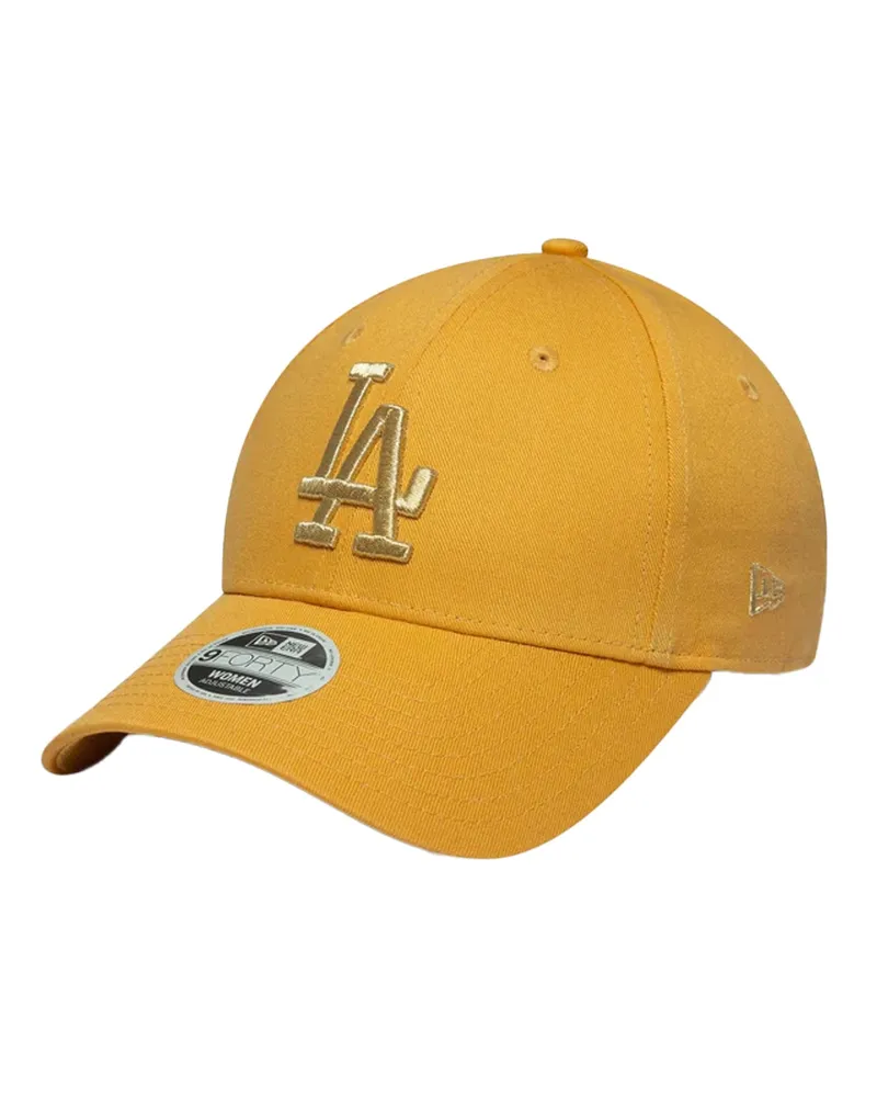 New Era Unisex Baseball Cap 9forty Metallic Yellow Cotton Hat Yellow