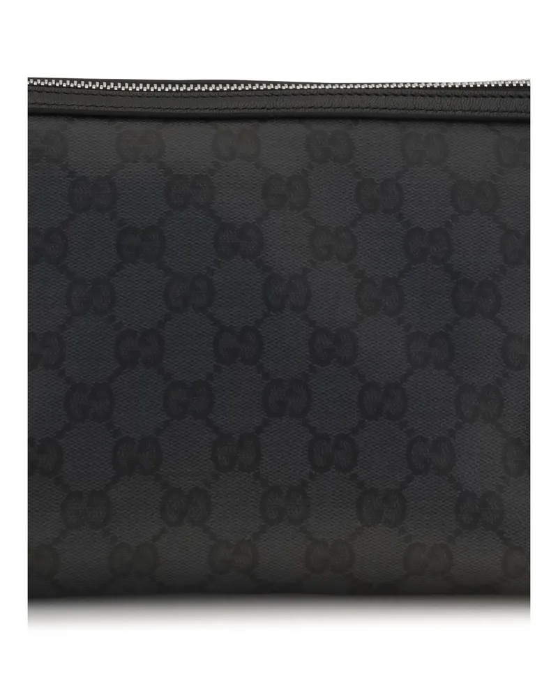 Gucci Women's Pouch Small Essence Classic Black Black-Black Fabric Clutch Bags Black/black Black