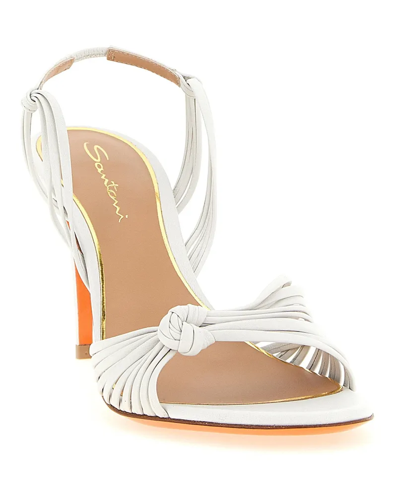 Santoni Sandal — White White