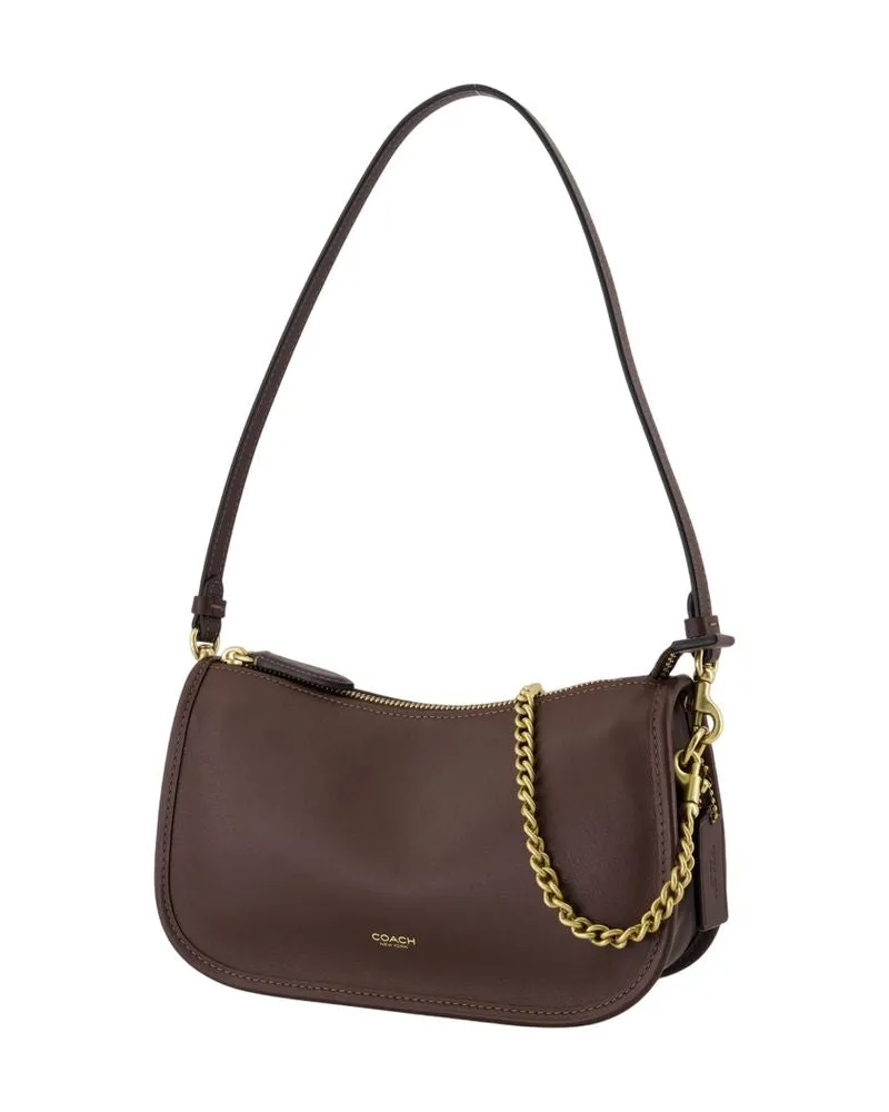 Coach Women's Waverly Crossbody -  Leather Brown Cowhide Bags Shoulder-Hobo-Bags Brown
