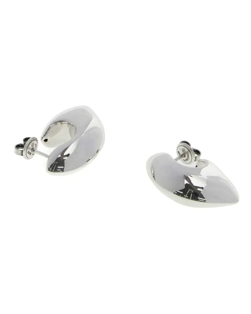 Bottega Veneta Claw Earrings — Silver Silver