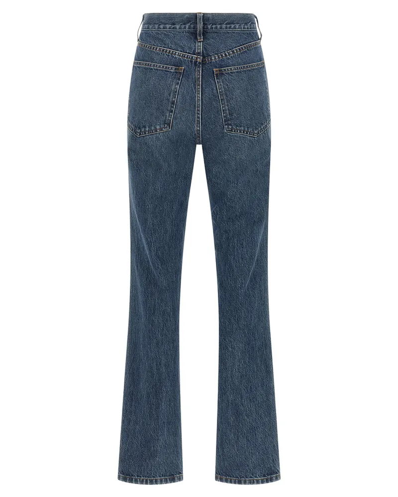 Co High-Waist Flared Jeans — Blue Blue