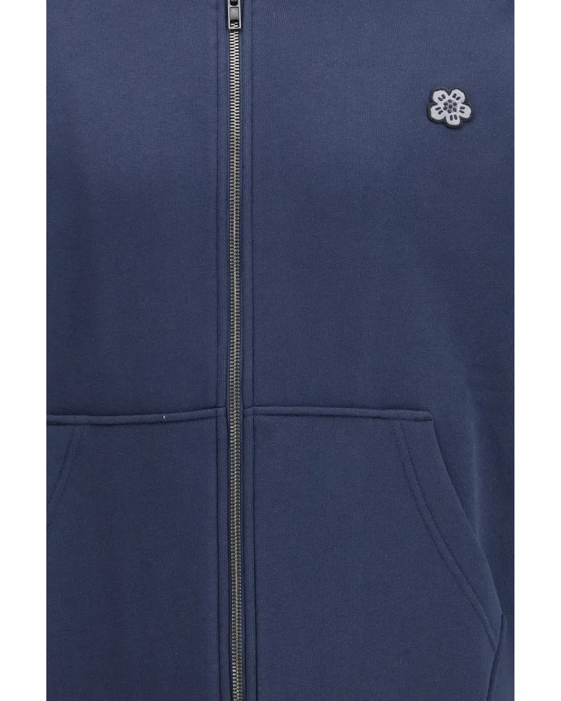 Kenzo Boke Flower Zip Hoodie — Navy Navy