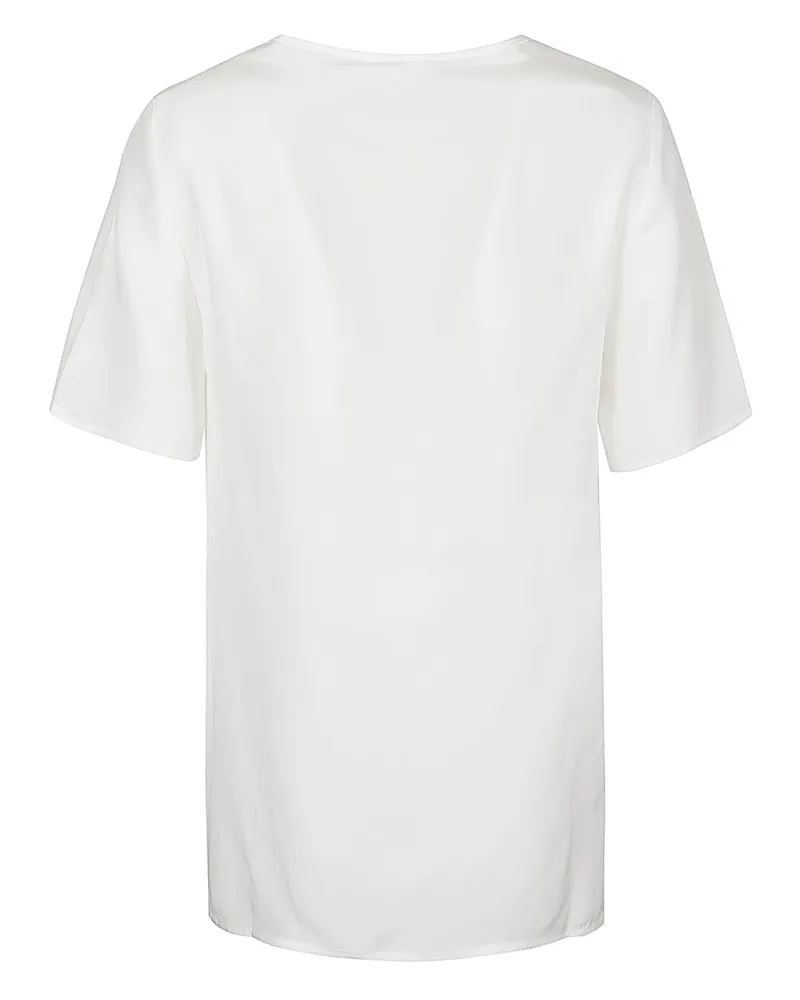 P.A.R.O.S.H. Silk Blouse — White White