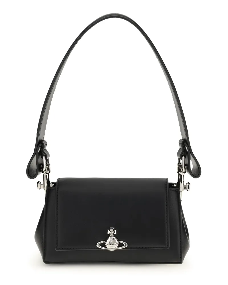 Vivienne Westwood Women's Shoulder Bag Hazel Black Thermoplastic Polyurethane Black