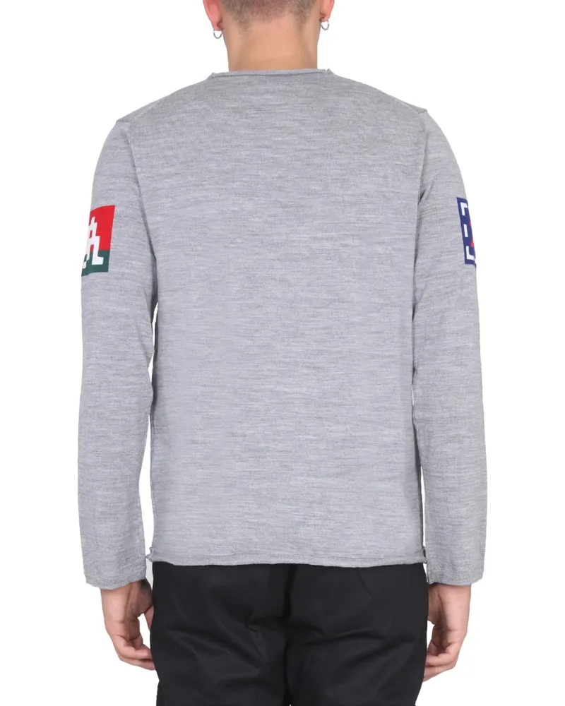 Comme des Garçons Wool Jersey Sweater — Gray 