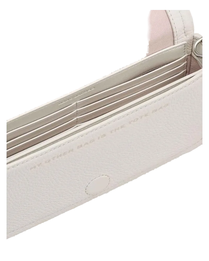 Marc Jacobs Leather Mini Crossbody Bag — White White