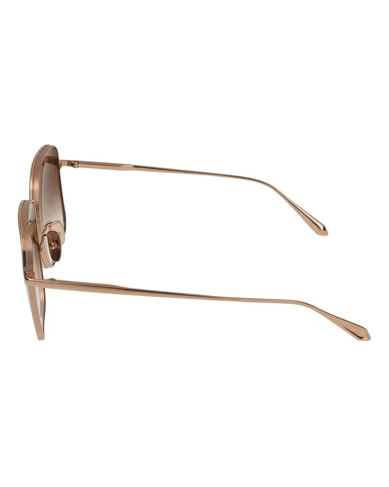 Linda Farrow Women's Lfl1597 Sunglasses Rose Gold Titanium Rose