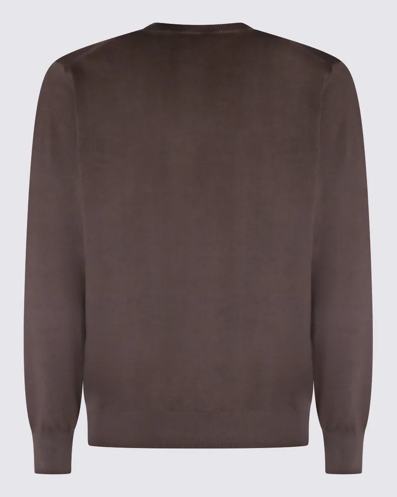 Altea Men's Sweaters Marrone _100 % Co Brown