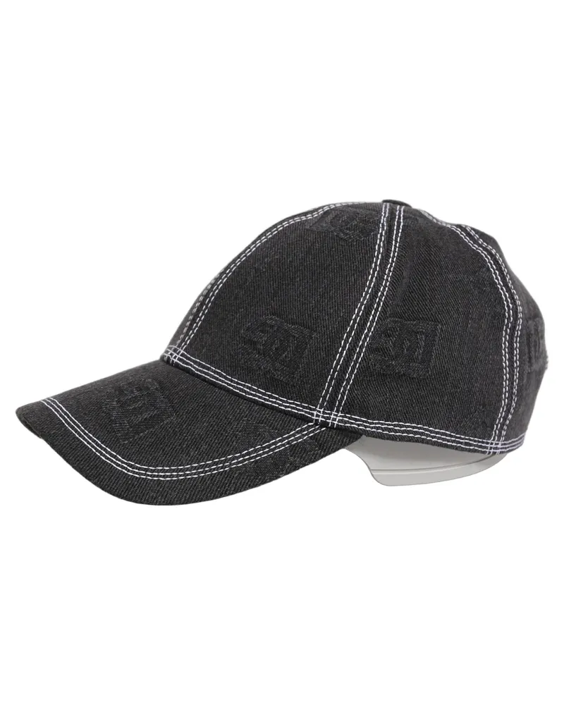 Dolce & Gabbana Men Black Cotton 6 Panel Baseball Capello Hat Black
