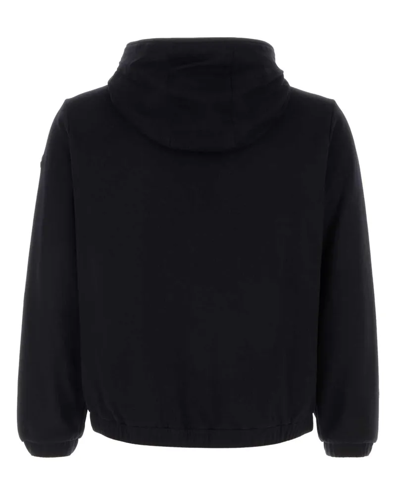Moncler Men Midnight Blue Cotton Blend Sweatshirt 779 Maglieria Sweater Navy