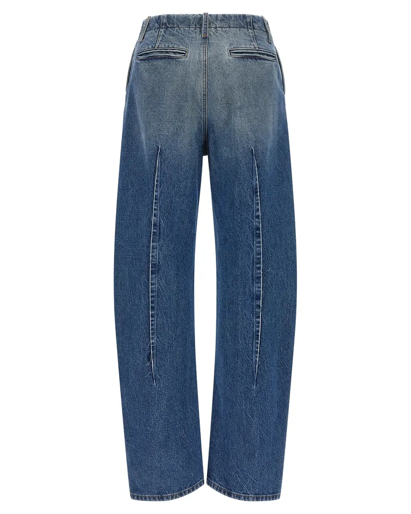 Maison Margiela Vertical Pinch Jeans — Blue Blue