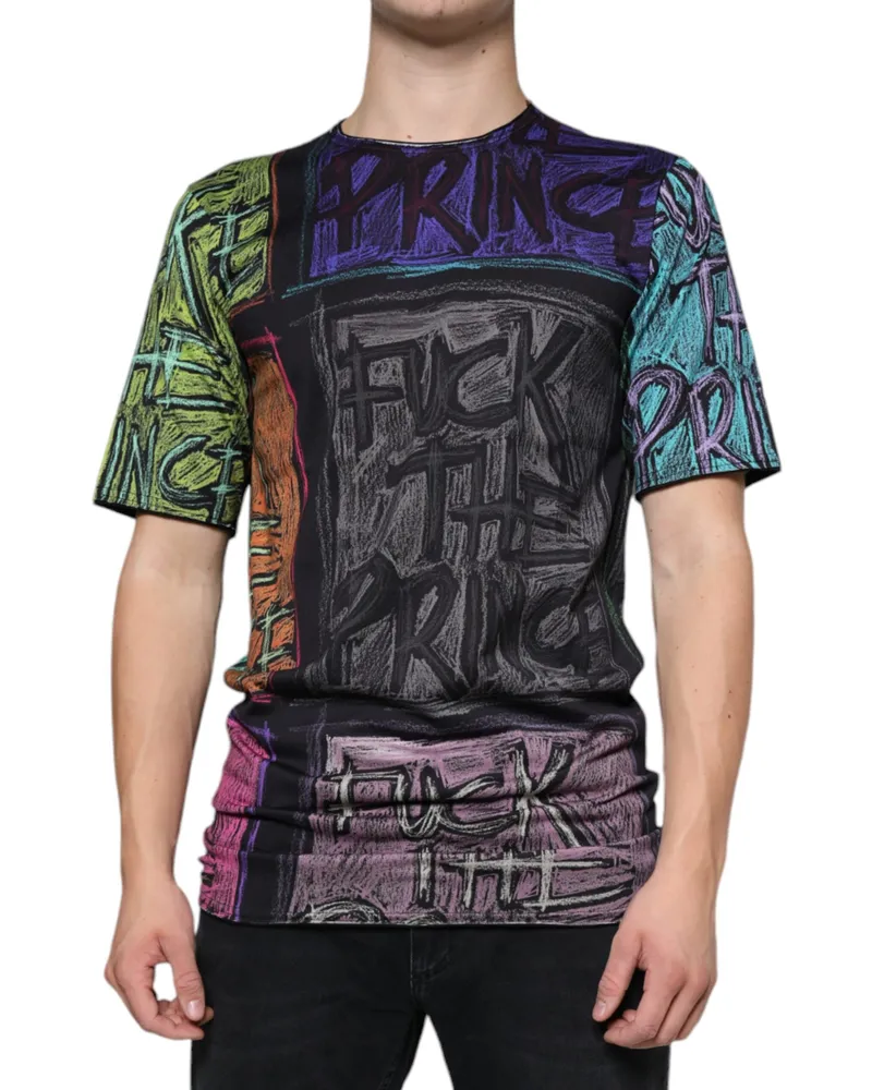 Dolce & Gabbana Graphic Print T-Shirt — Multicolor Multicolor