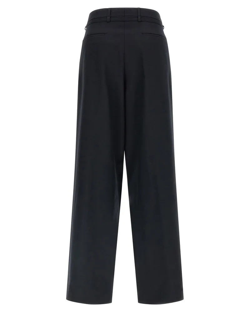 Dries van Noten Peacha Trousers — Black Black