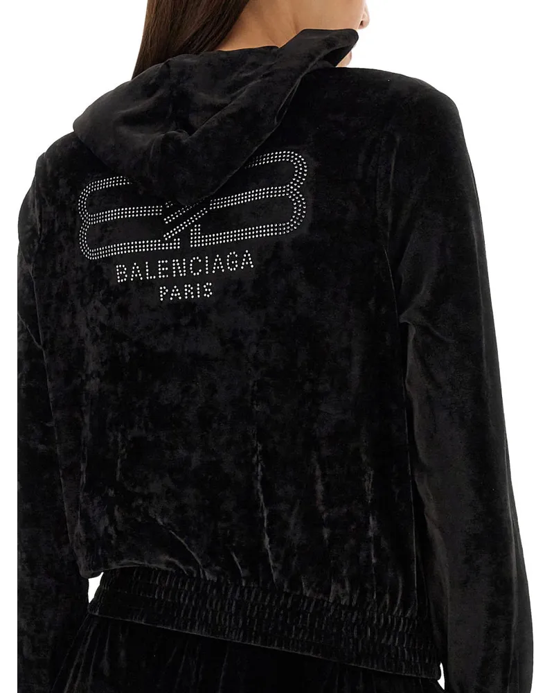Balenciaga BB Paris Sweatshirt — Black Black