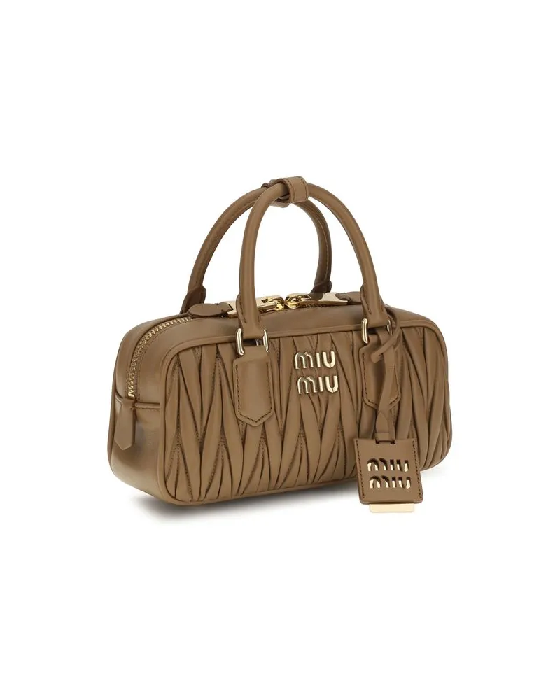 Miu Miu Arcadie Shoulder Bag — Beige Beige