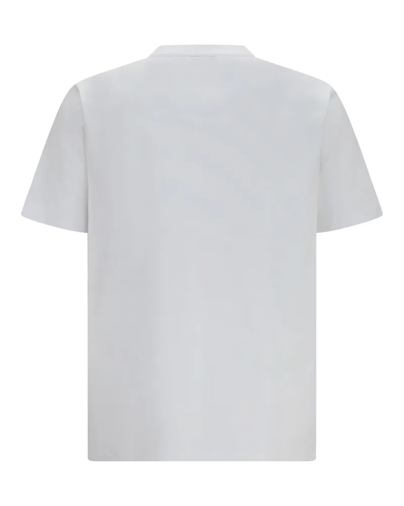 OFF-WHITE Men Small Arrow T-Shirt White Cotton T-Shirts And Polos White