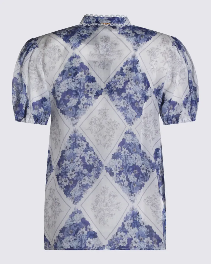 Twin-Set Women's Top St. Rombi Floreali Blue