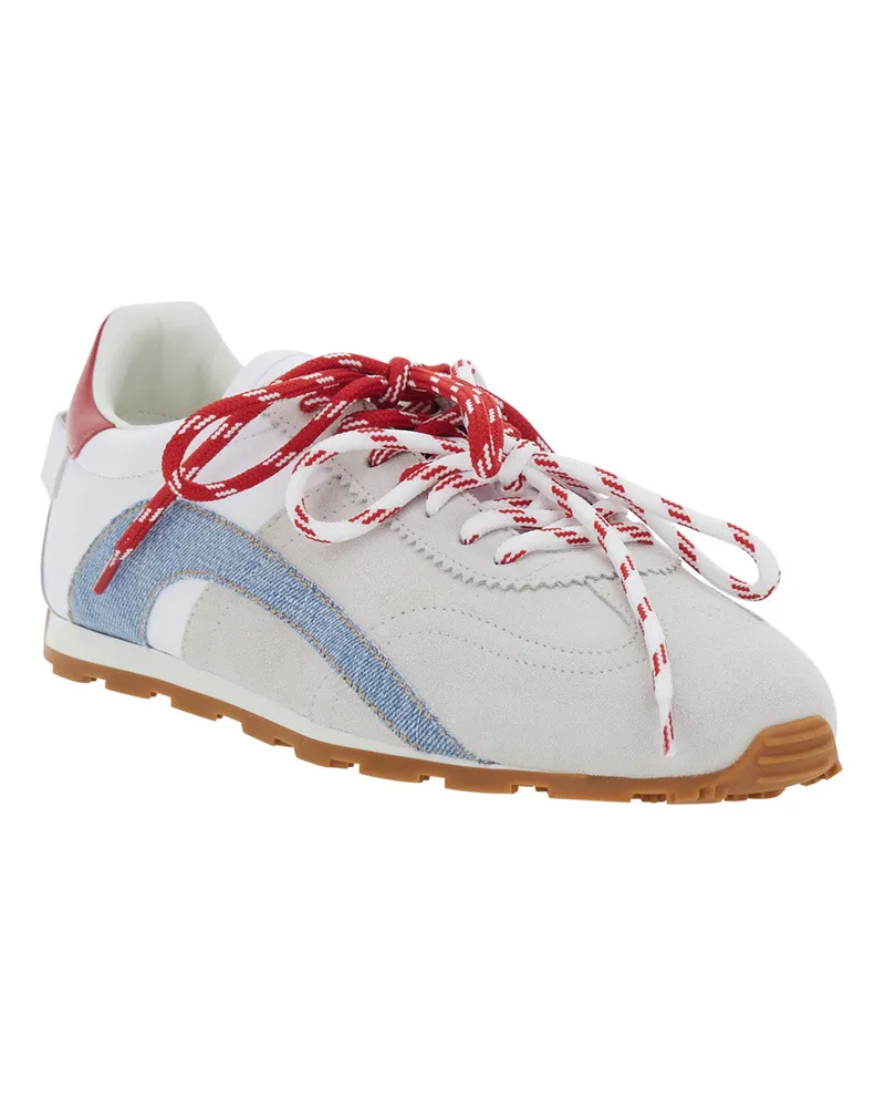 Dsquared2 Men's Sneakers Dc-642 White Leather Calf Trainers White