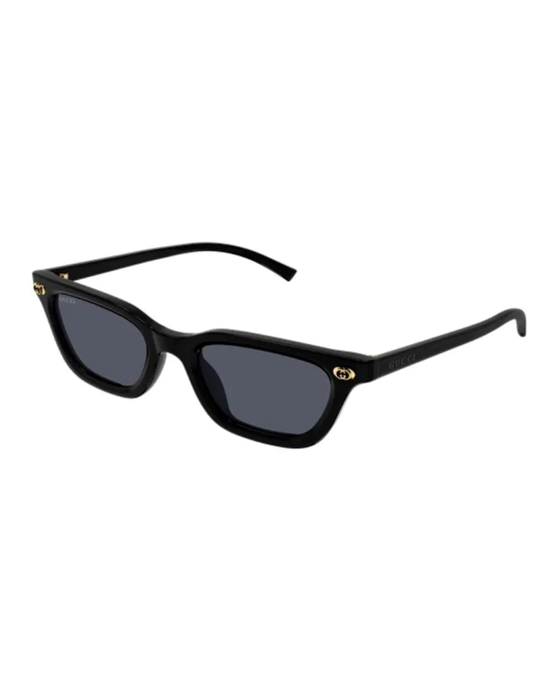 Gucci GG1944S001 Cat-Eye Recycled Acetate Sunglasses — Black Black
